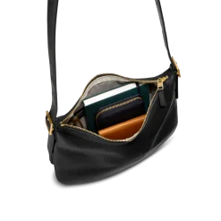 New Shinola Medium Bixby Crossbody Black