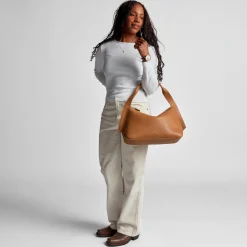 Outlet Shinola Medium Derby Shoulder Bag Tan