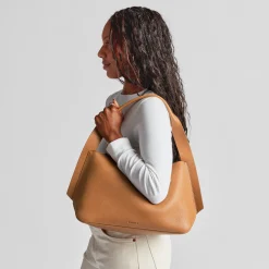 Outlet Shinola Medium Derby Shoulder Bag Tan