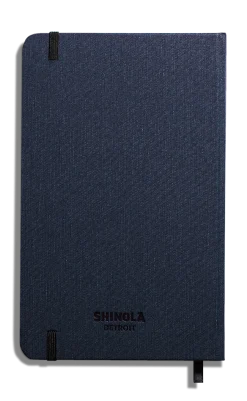 Discount Shinola Medium Hard Grid Journal Navy