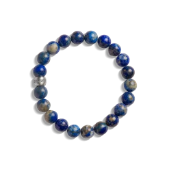 Clearance Shinola 8mm Beaded Bracelet Lapis