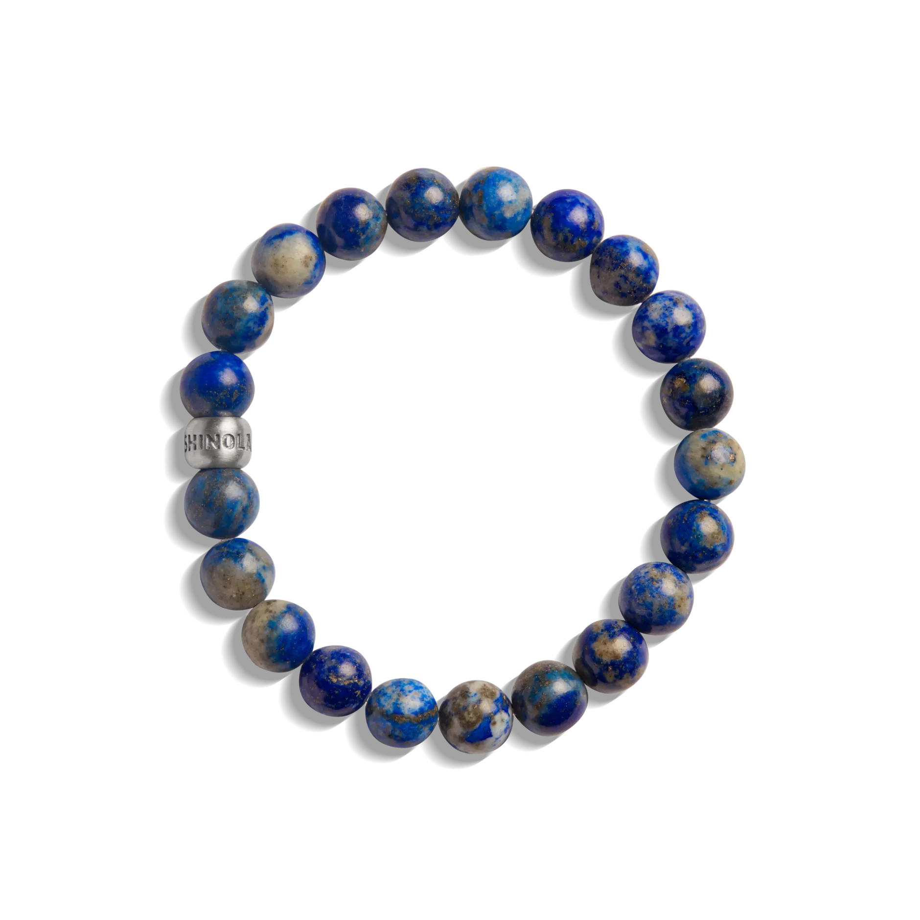 Clearance Shinola 8mm Beaded Bracelet Lapis