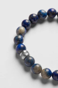 Clearance Shinola 8mm Beaded Bracelet Lapis