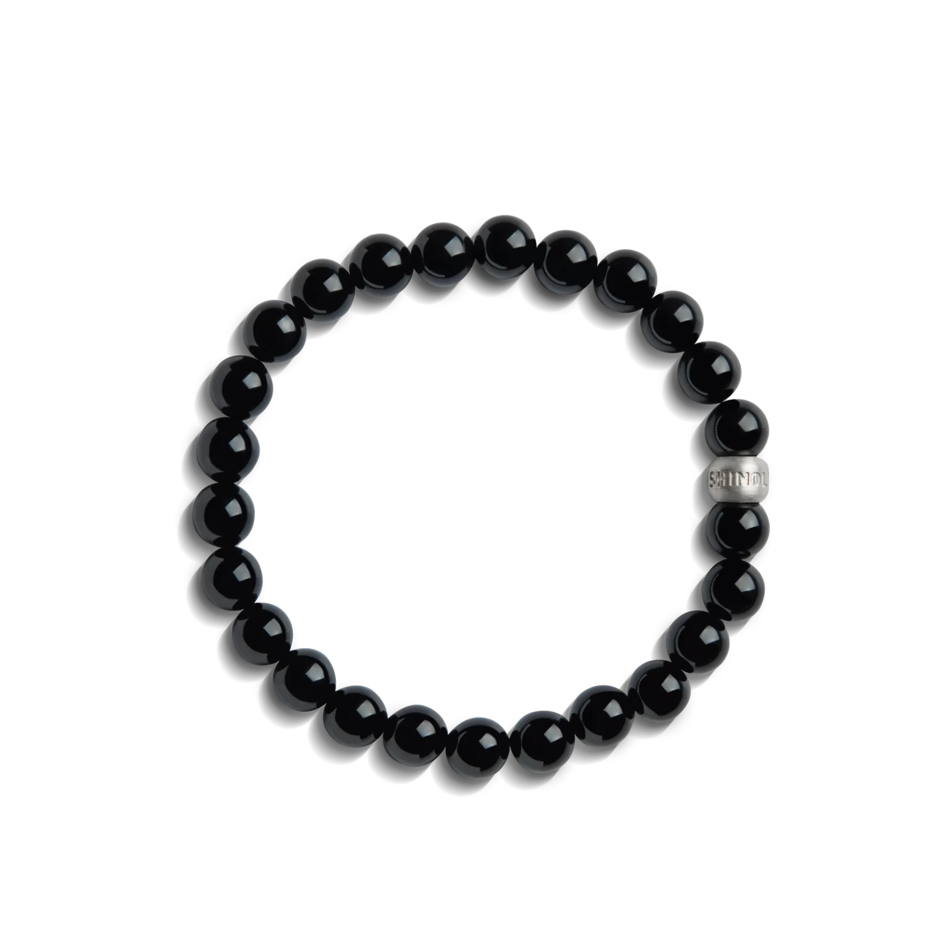 Online Shinola 8mm Beaded Onyx Bracelet