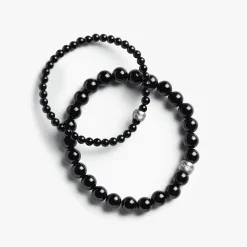 Online Shinola 8mm Beaded Onyx Bracelet