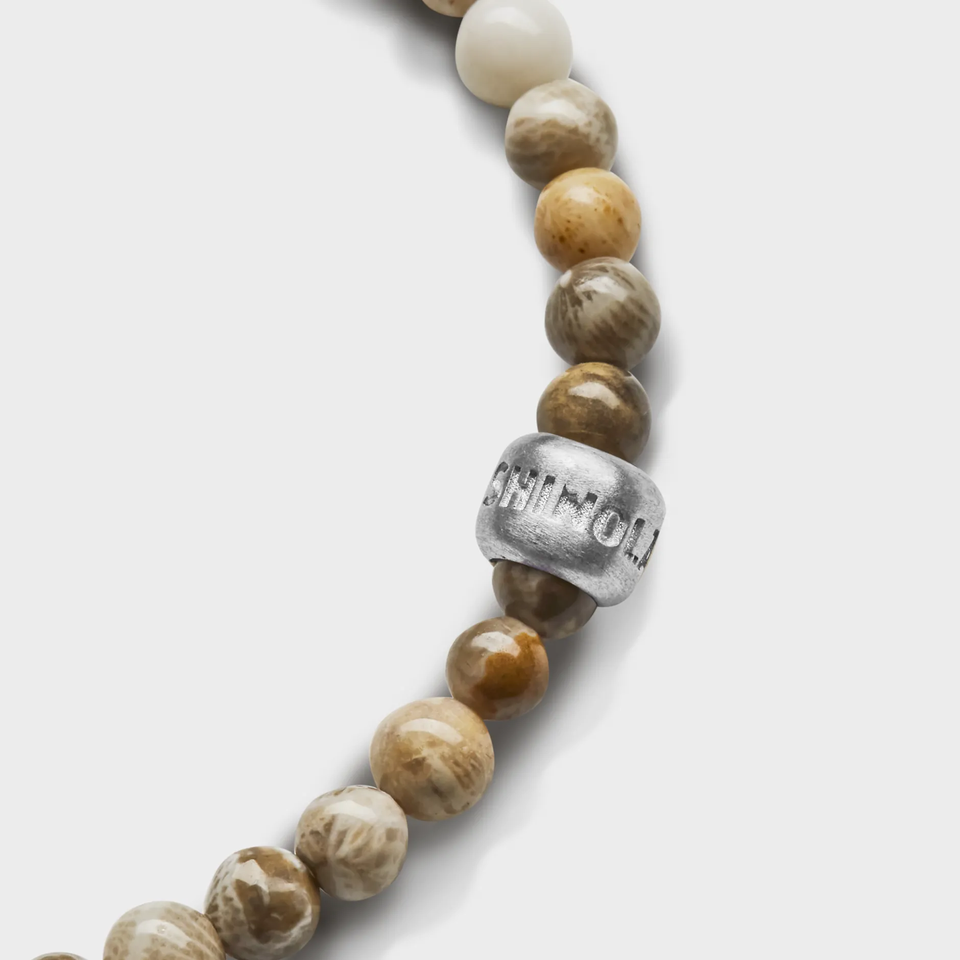 Clearance Shinola 4mm Beaded Bracelet Petoskey