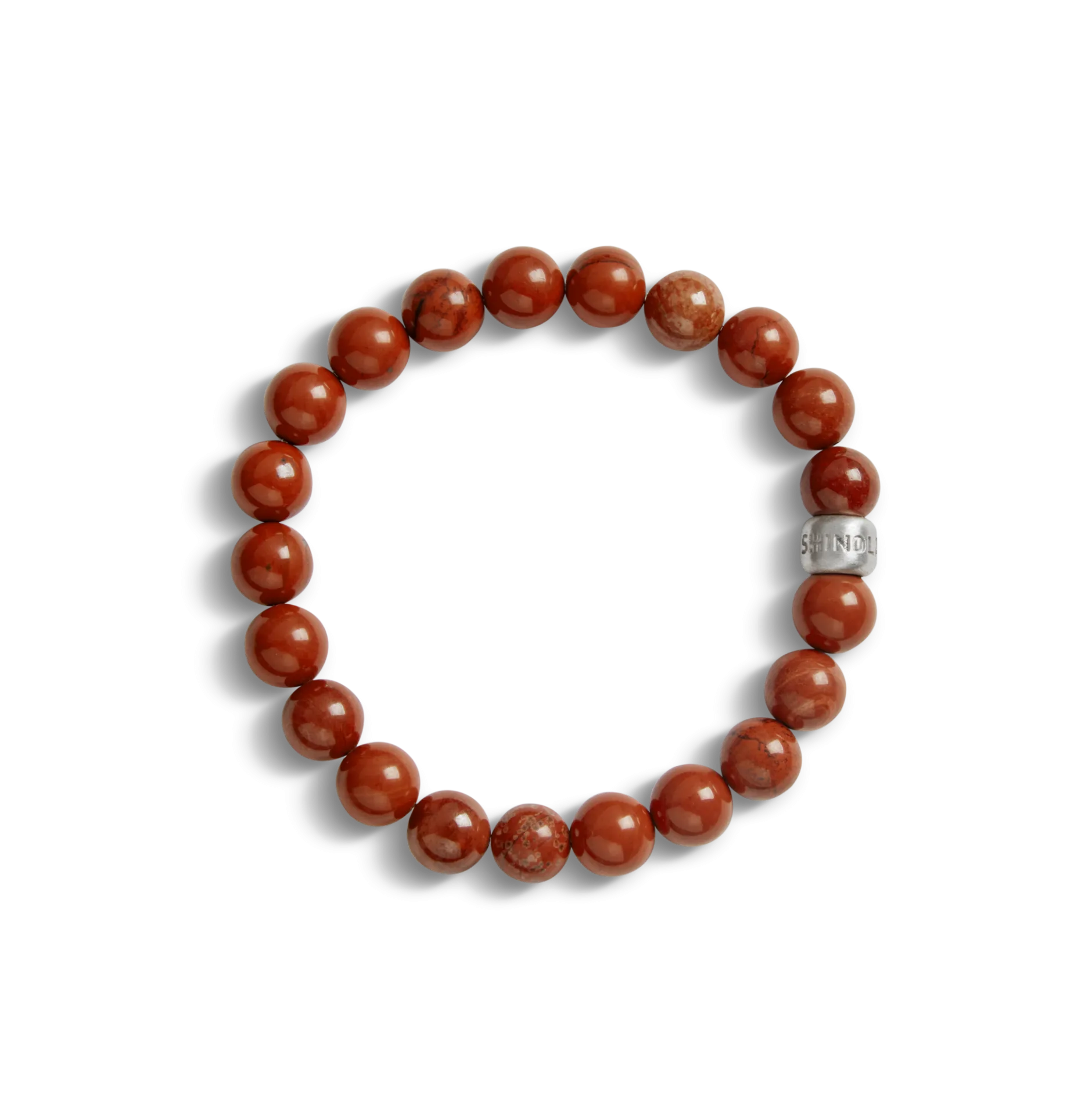 Hot Shinola 8mm Beaded Red Jasper Bracelet