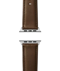 Shinola 20mm Black Leather Apple Watch Strap