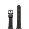 New Shinola 20mm Black Leather Apple Watch Strap