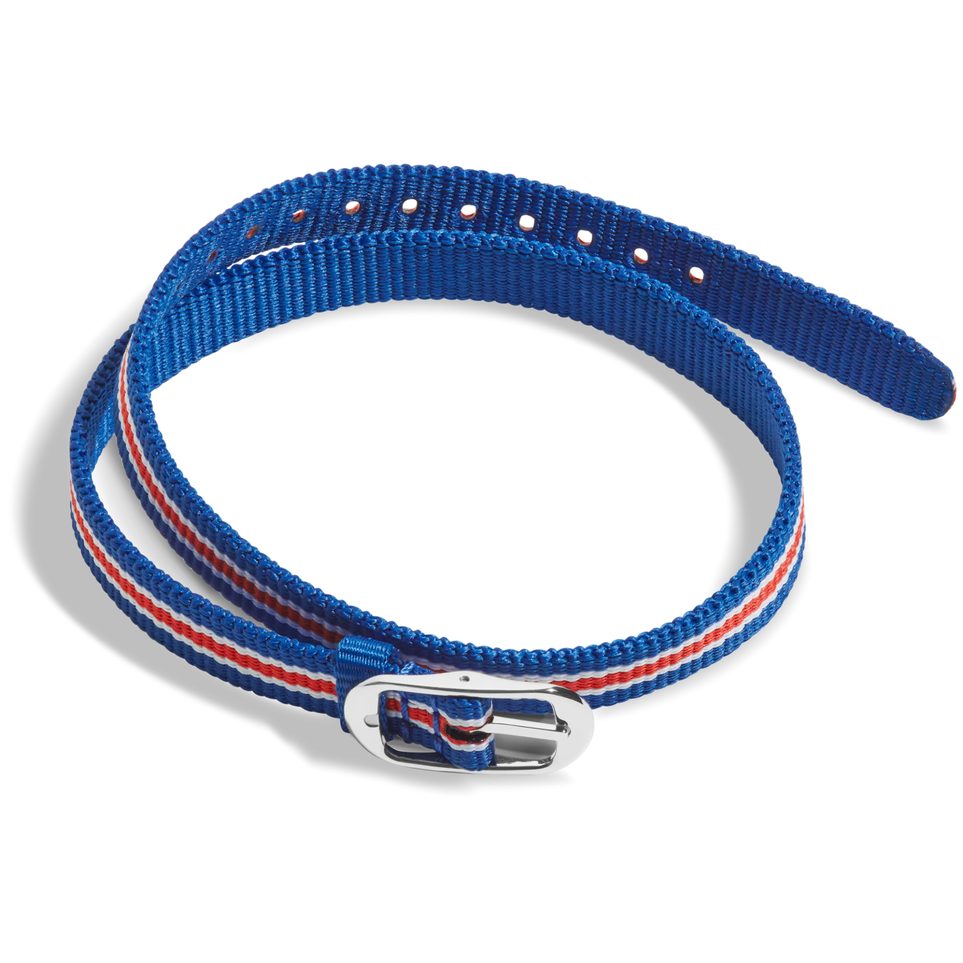 Online Shinola 10mm Blue/White/Red Nylon Watch Strap