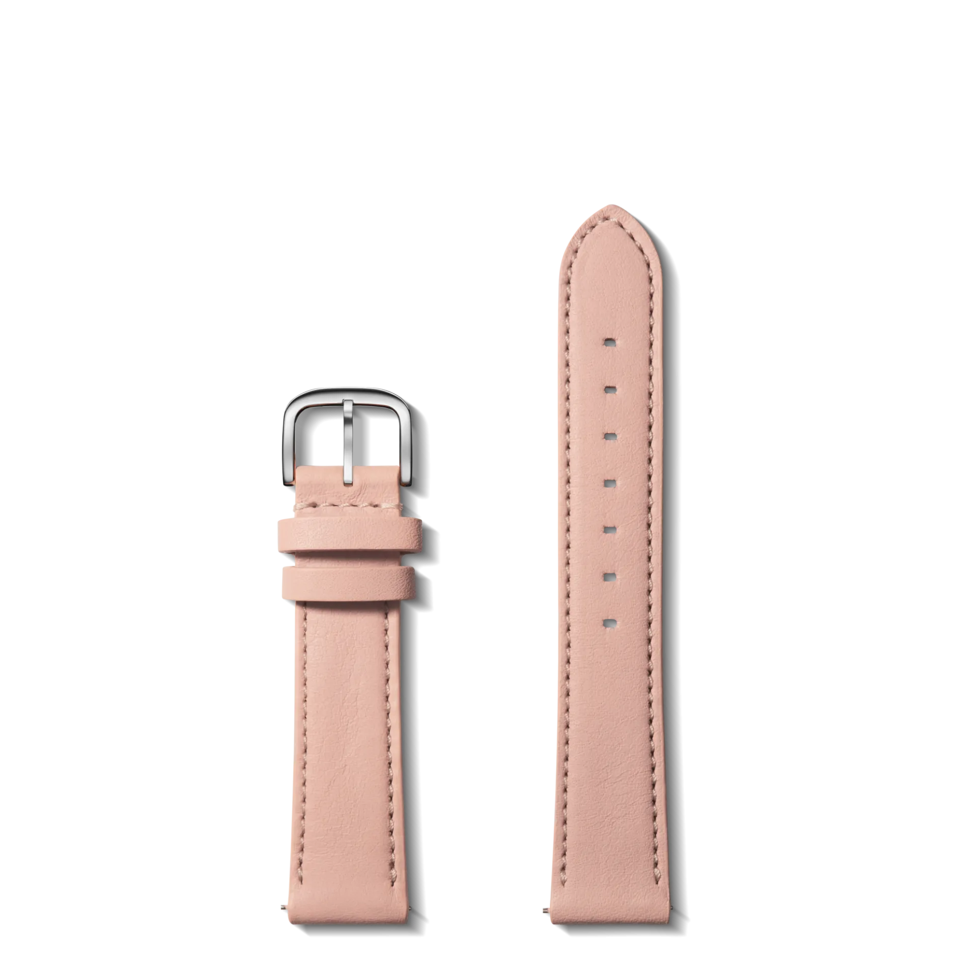 Clearance Shinola 18mm Leather Watch Strap Blush