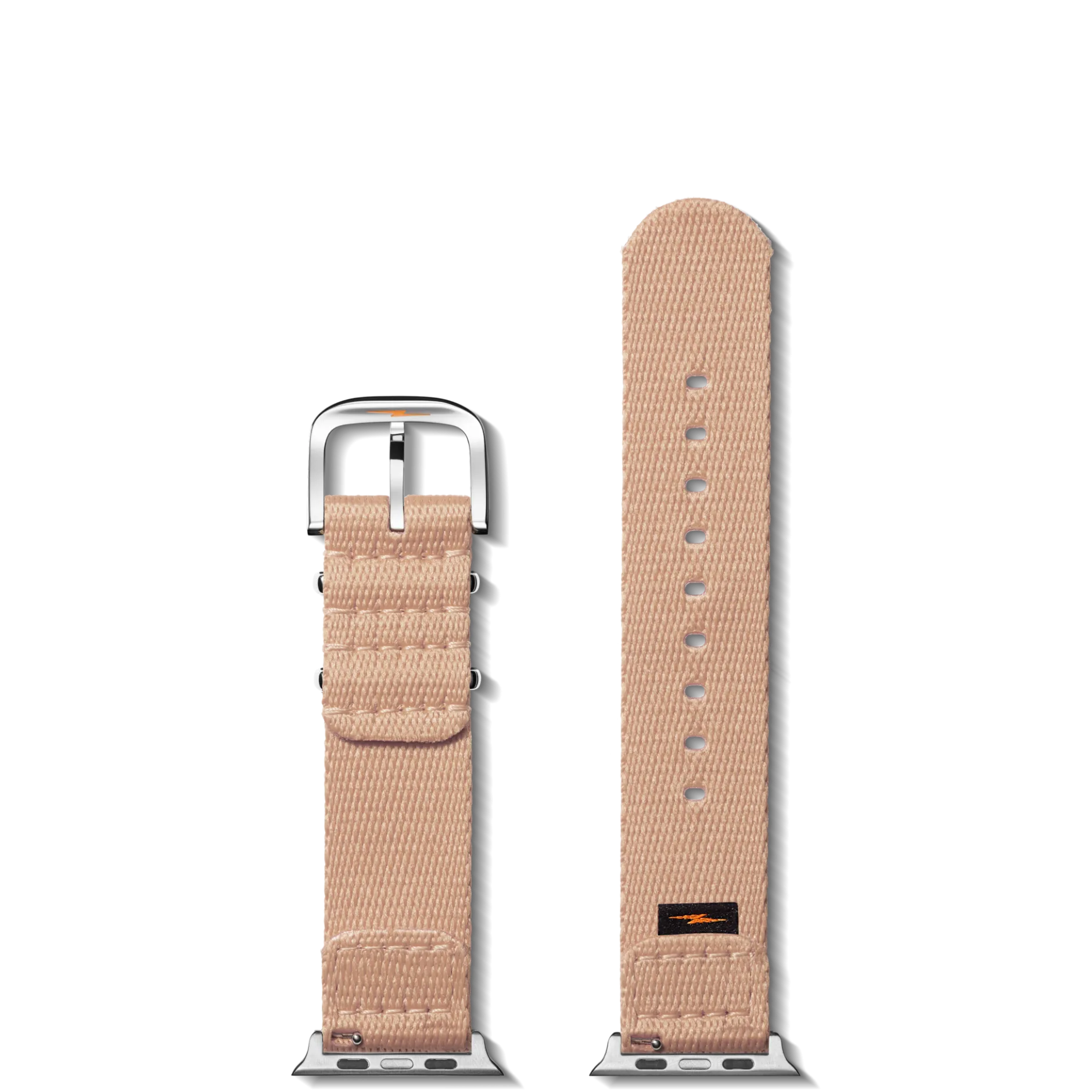 Shinola 20mm Blush Split Nylon Apple Watch Strap