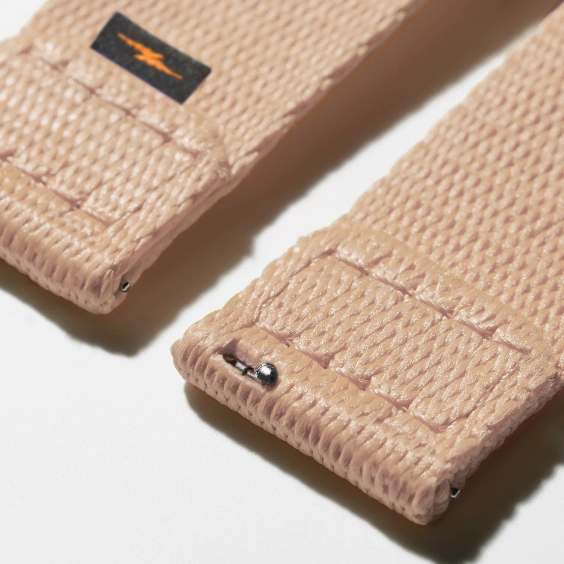 Shinola 20mm Blush Split Nylon Apple Watch Strap