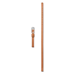 Discount Shinola 8mm Bourbon/Blush Reversible Leather Strap Bourbon Leather Wrap
