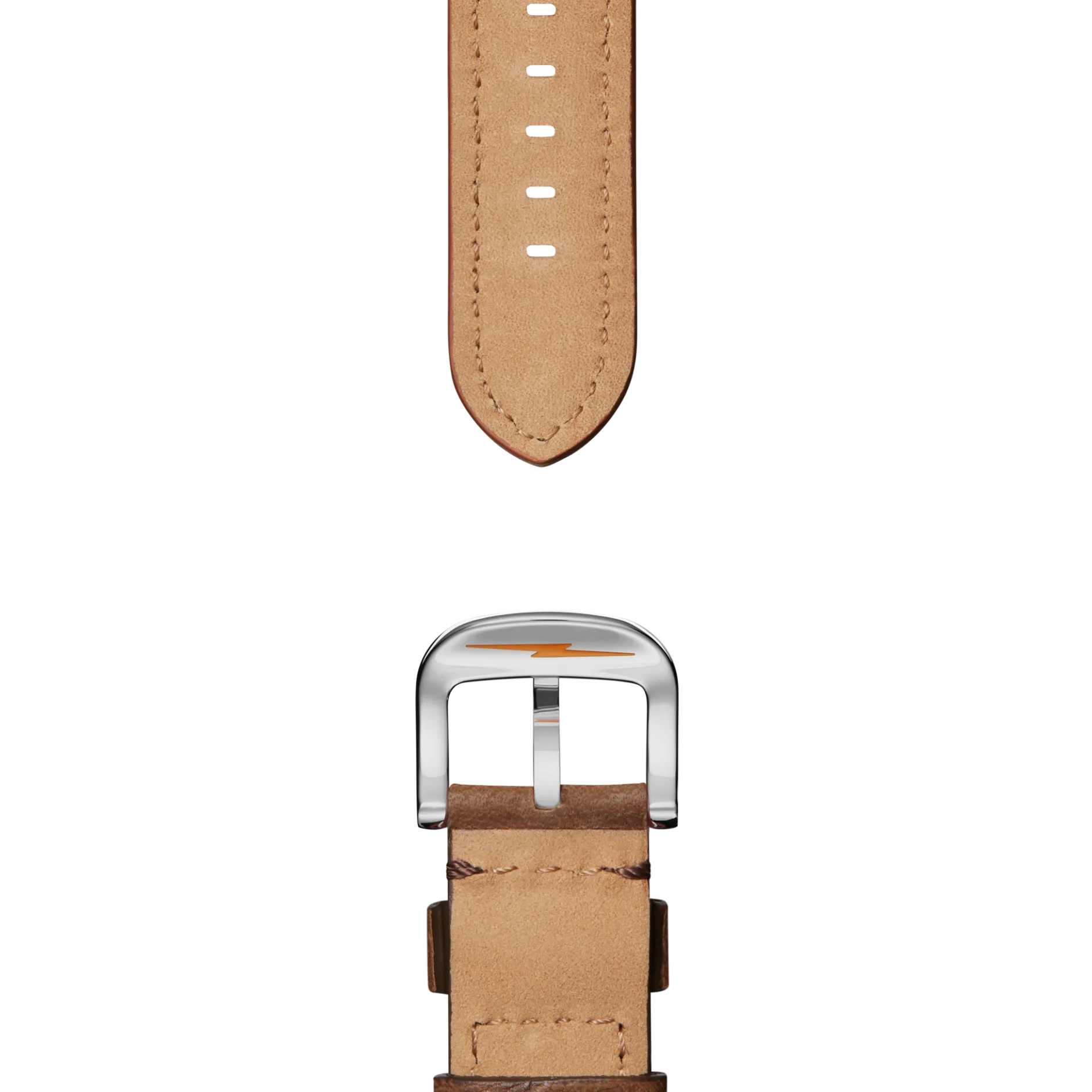 Shinola 22mm British Tan Leather Watch Strap