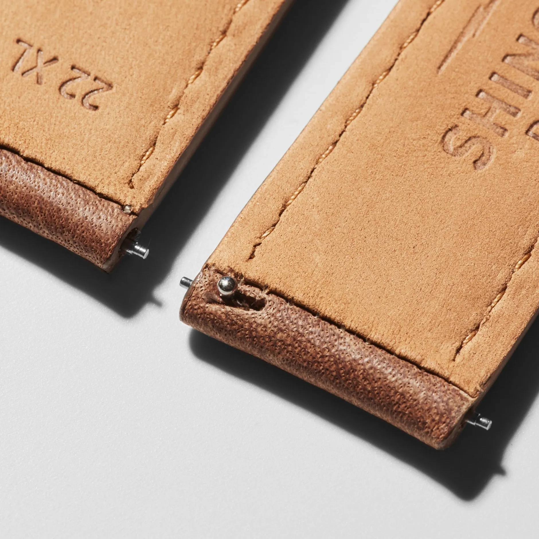 Clearance Shinola 22mm British Tan Leather Watch Strap (XL)