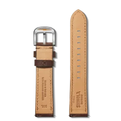 Clearance Shinola 20mm Cattail Leather Watch Strap (XL)