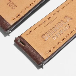 Clearance Shinola 20mm Cattail Leather Watch Strap (XL)