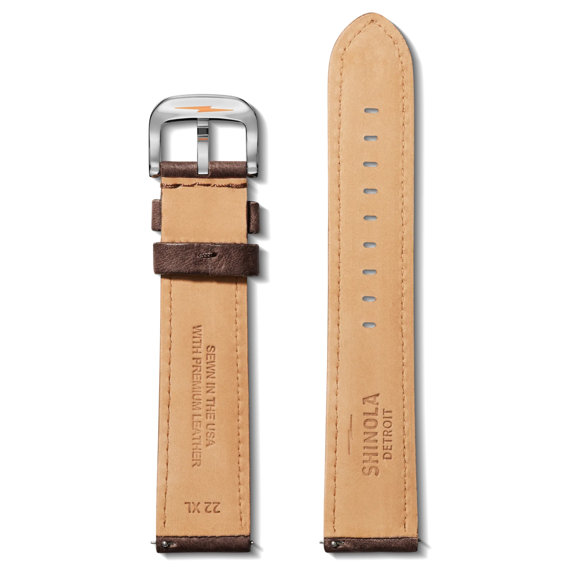 Best Shinola 22mm Cattail Leather Watch Strap (XL)