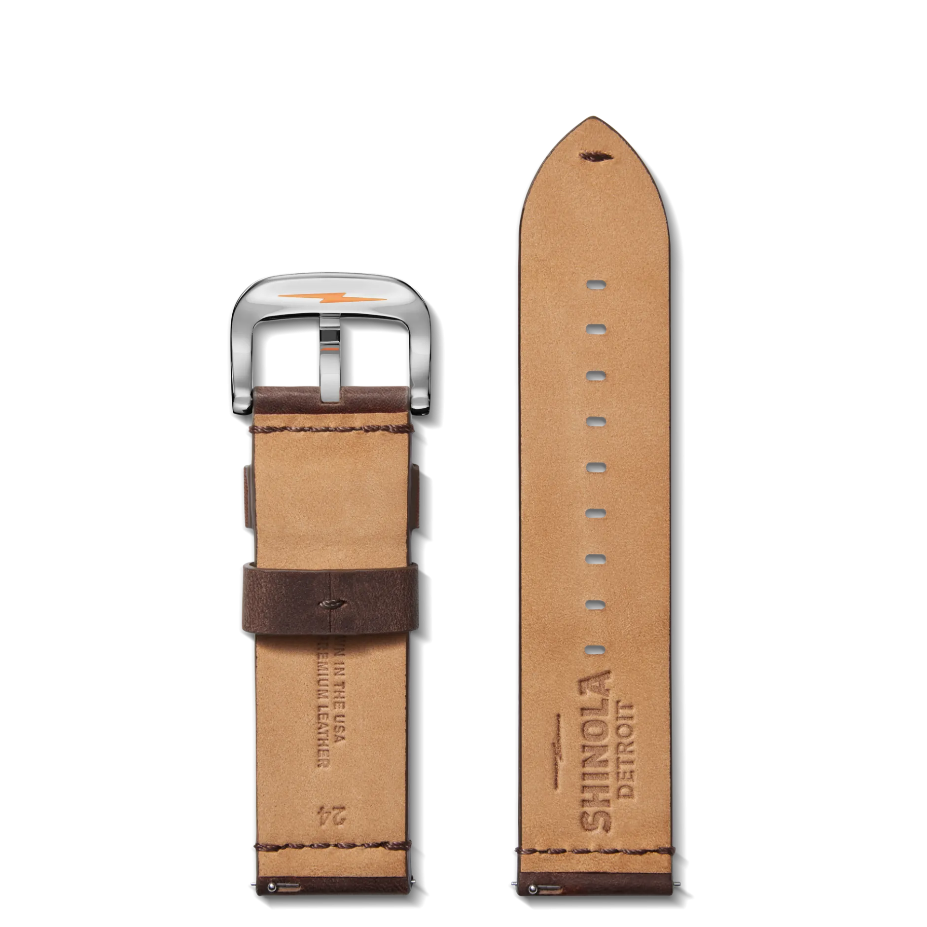 Best Shinola 24mm Cattail Leather Watch Strap