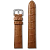 New Shinola 24mm Cognac Alligator Leather Watch Strap (Long)
