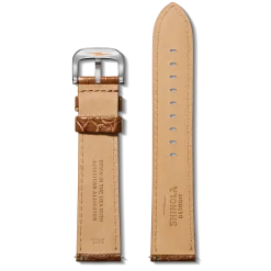 New Shinola 24mm Cognac Alligator Leather Watch Strap (Long)