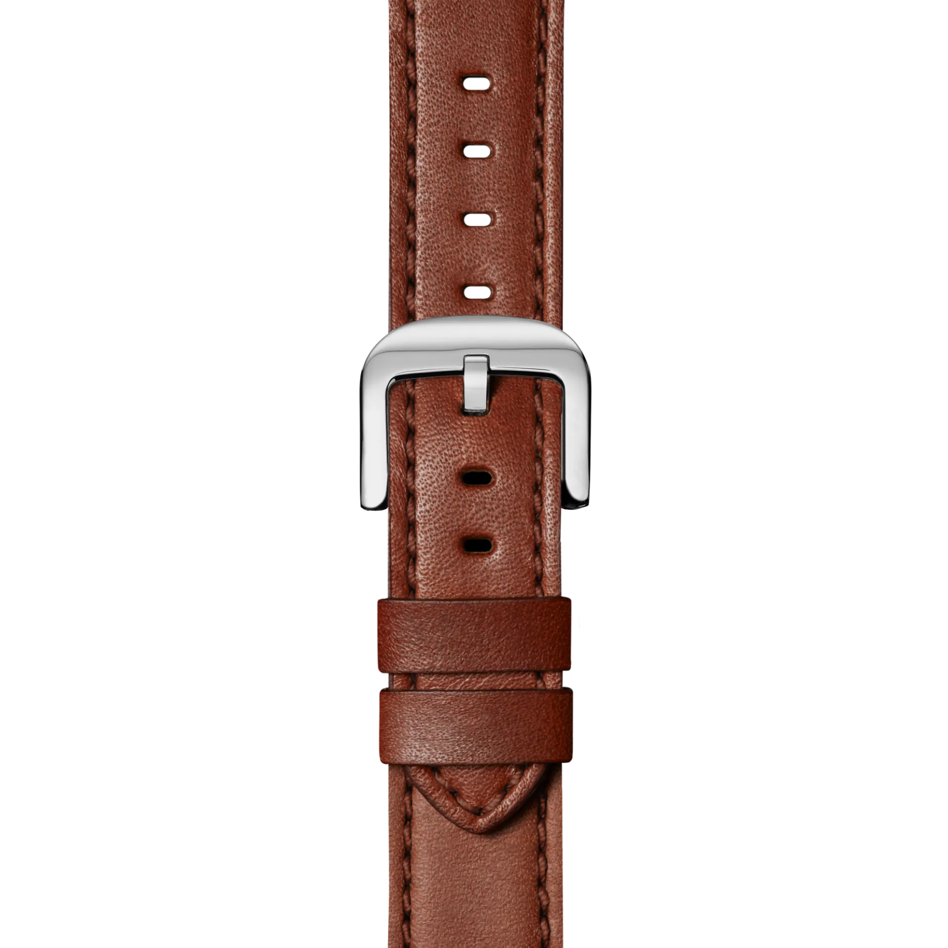 Online Shinola 22mm Leather Watch Strap Dark Cognac