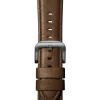 Online Shinola 20mm Dark Nut Brown Leather Apple Watch Strap
