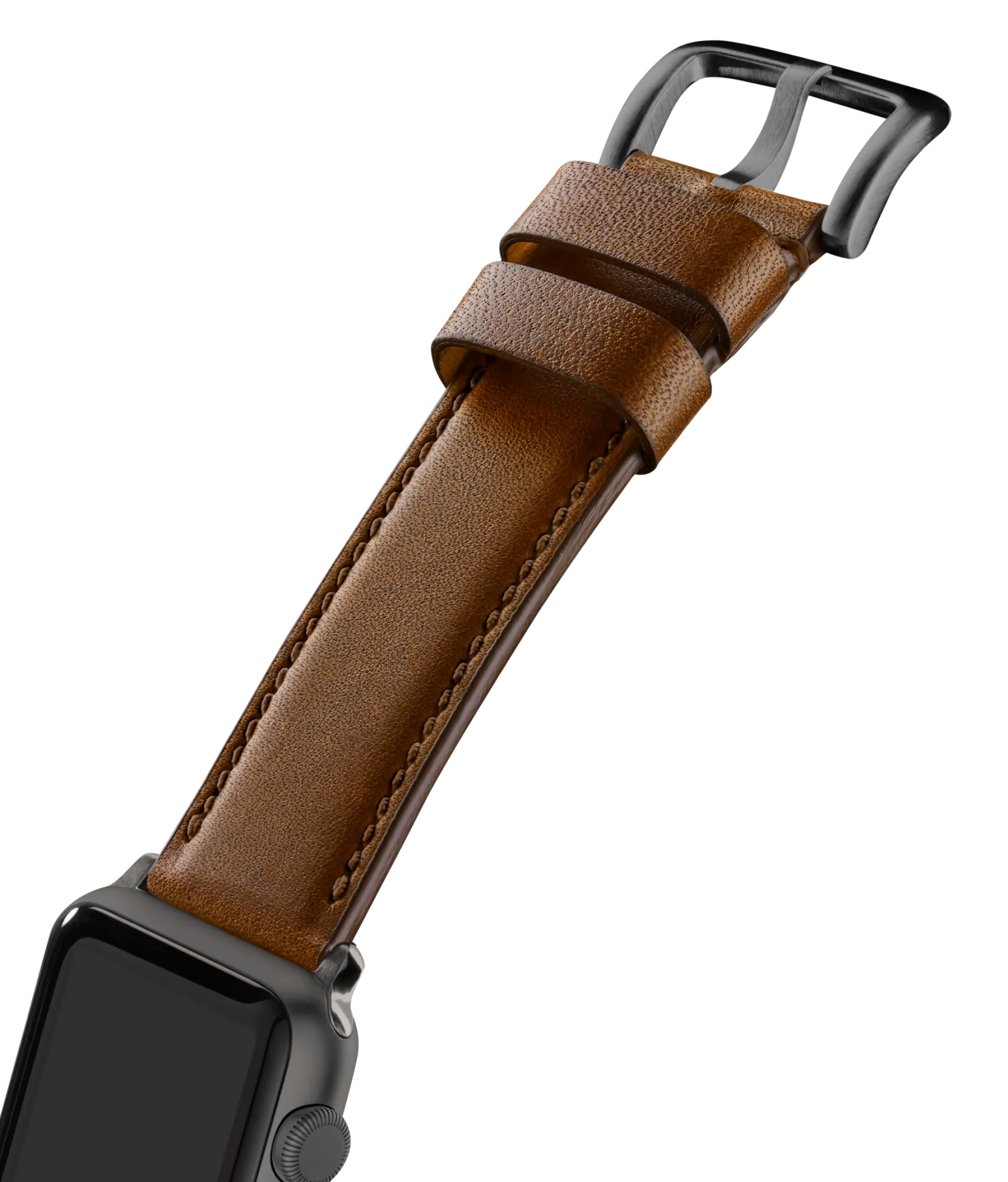 Online Shinola 20mm Dark Nut Brown Leather Apple Watch Strap