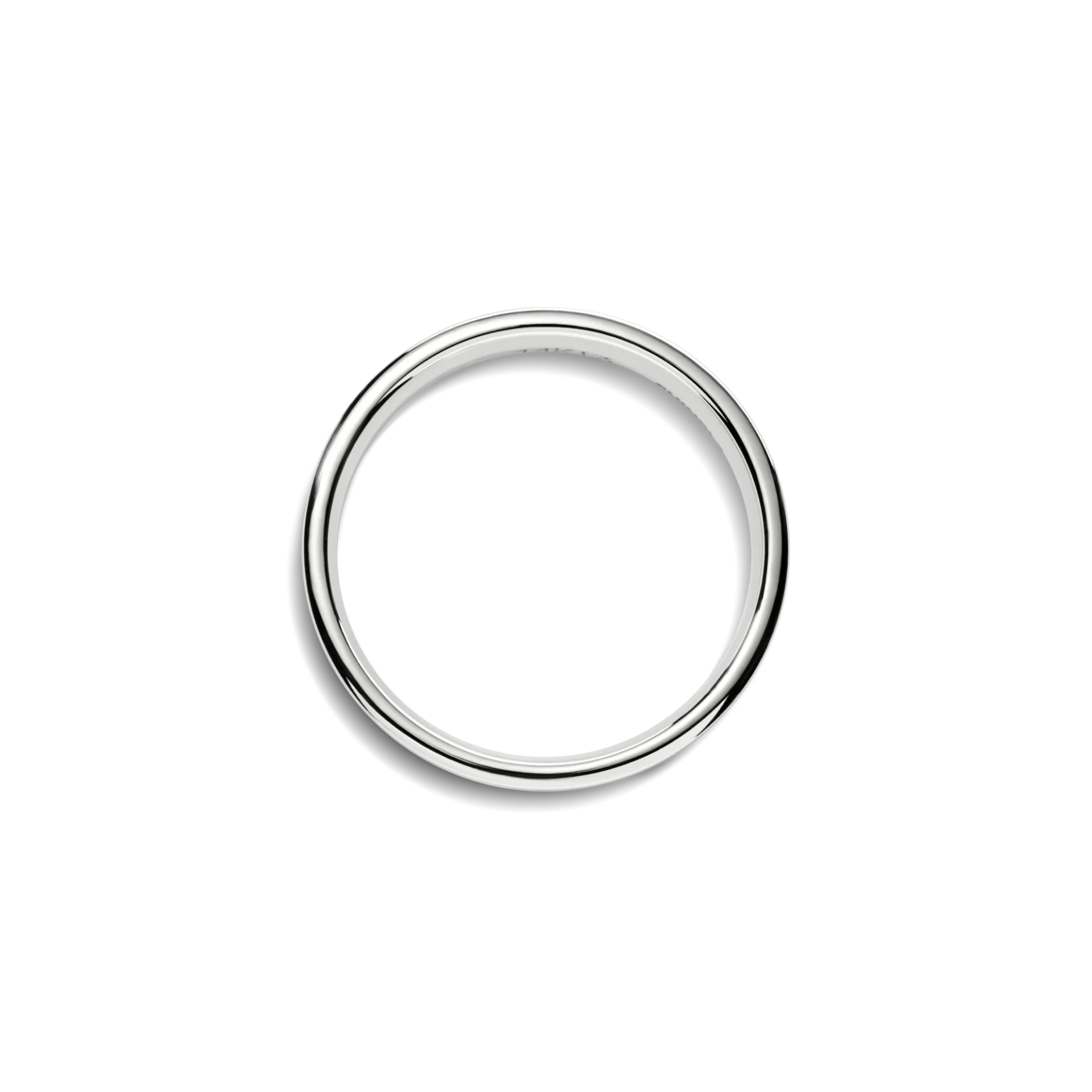 Best Shinola 4mm Flat Band White Gold
