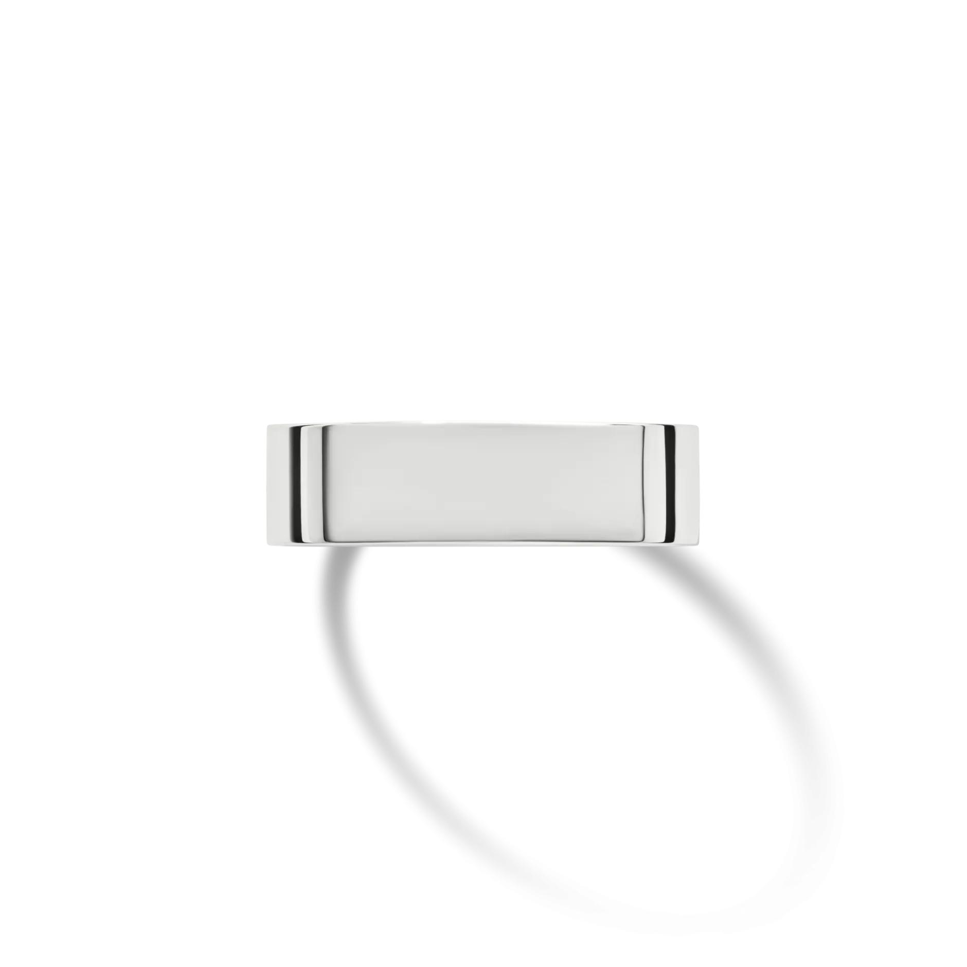 Best Shinola 6mm Flat Band White Gold