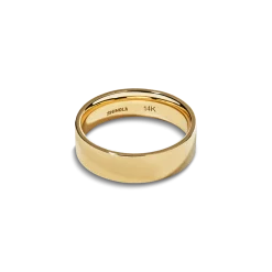 Hot Shinola 6mm Flat Band Yellow Gold