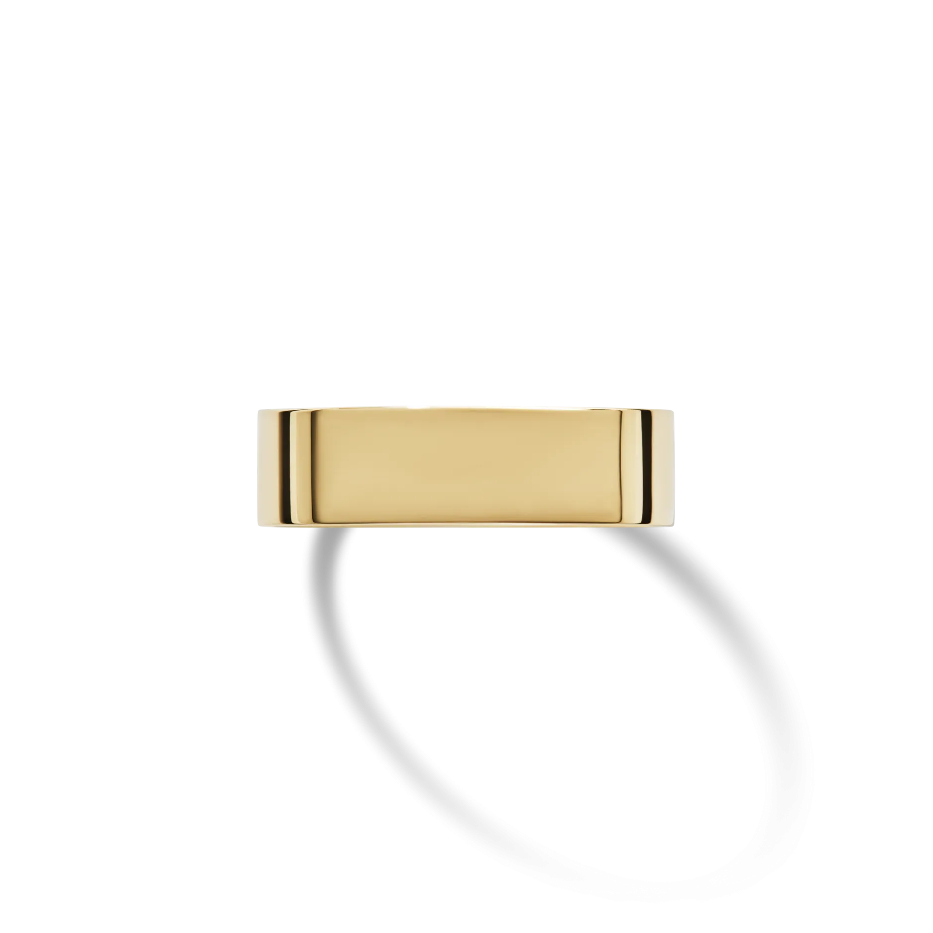 Hot Shinola 6mm Flat Band Yellow Gold