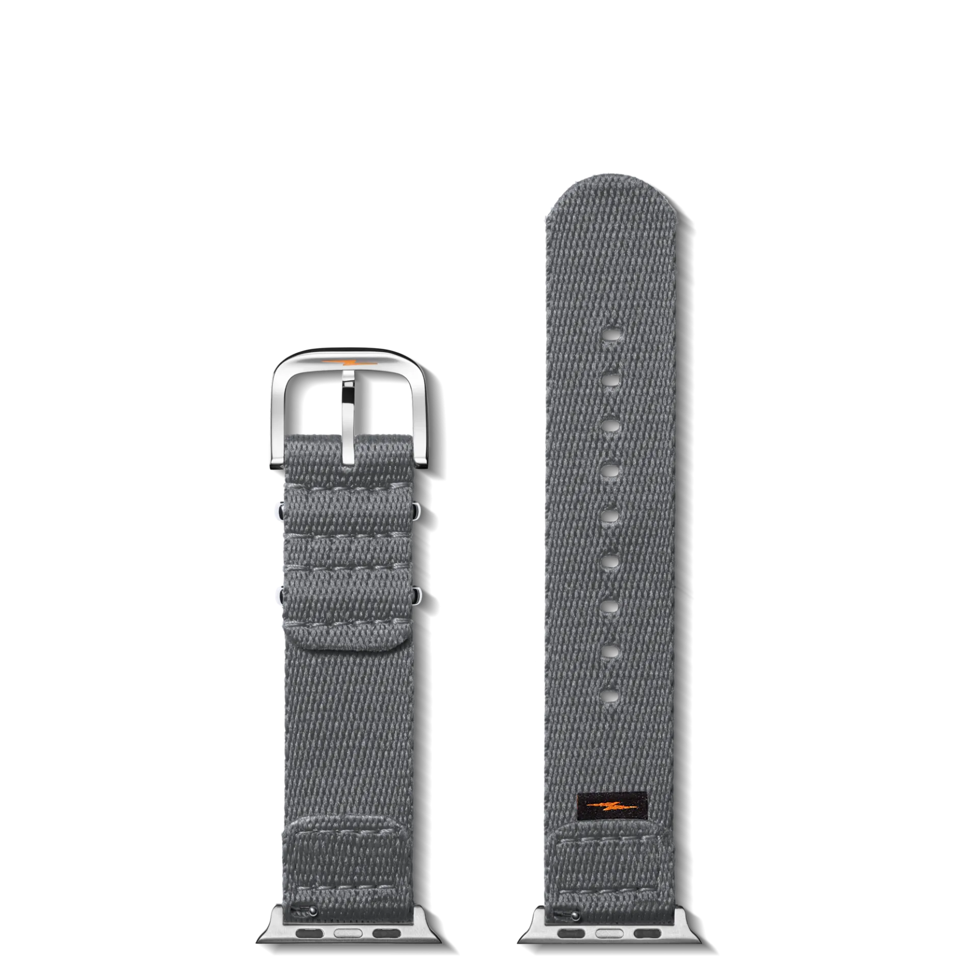Best Shinola 20mm Gray Split Nylon Apple Watch Strap