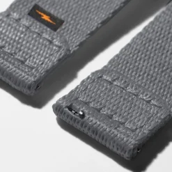 Best Shinola 20mm Gray Split Nylon Apple Watch Strap