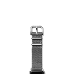 Best Shinola 20mm Gray Split Nylon Apple Watch Strap