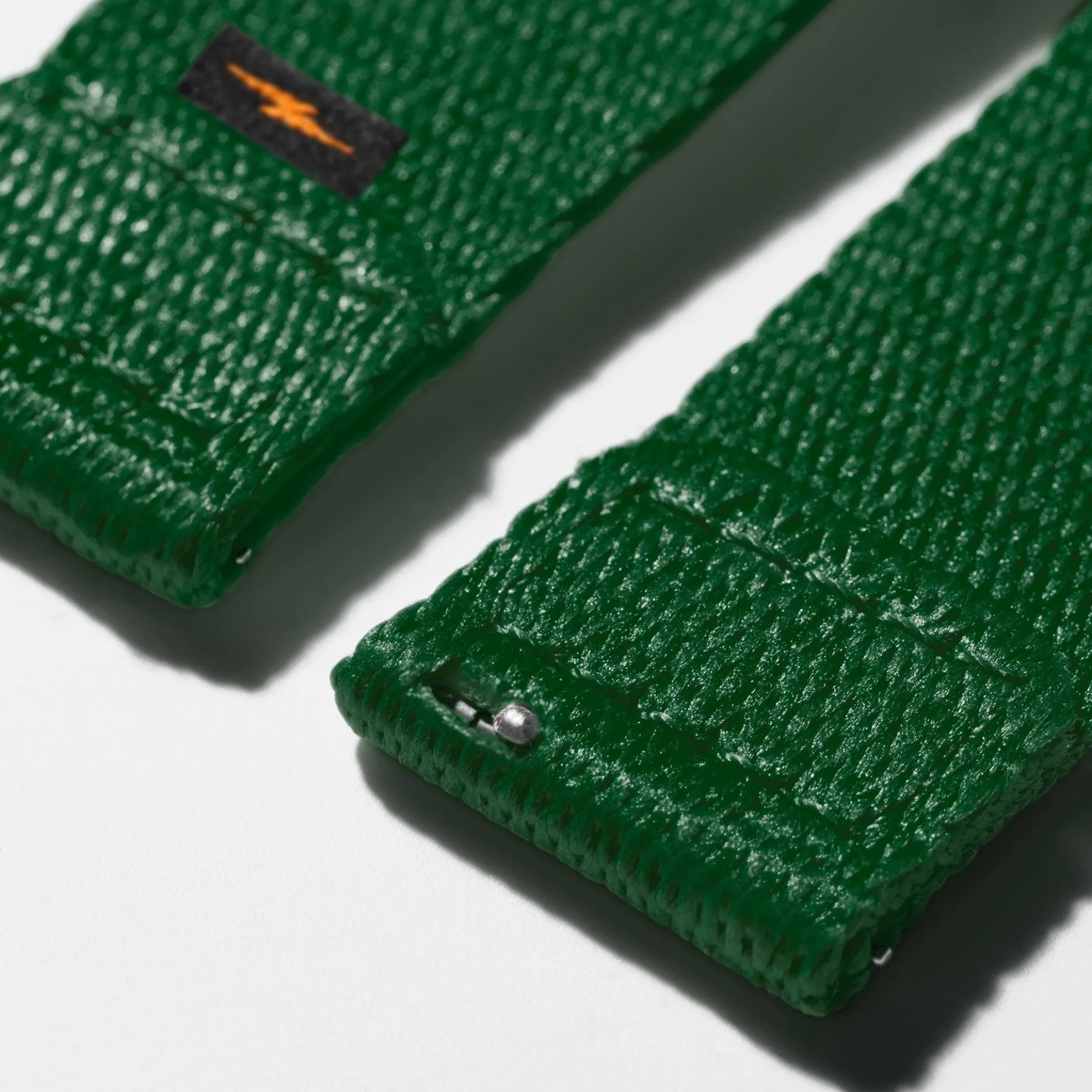 Clearance Shinola 20mm Green Split Nylon Apple Watch Strap