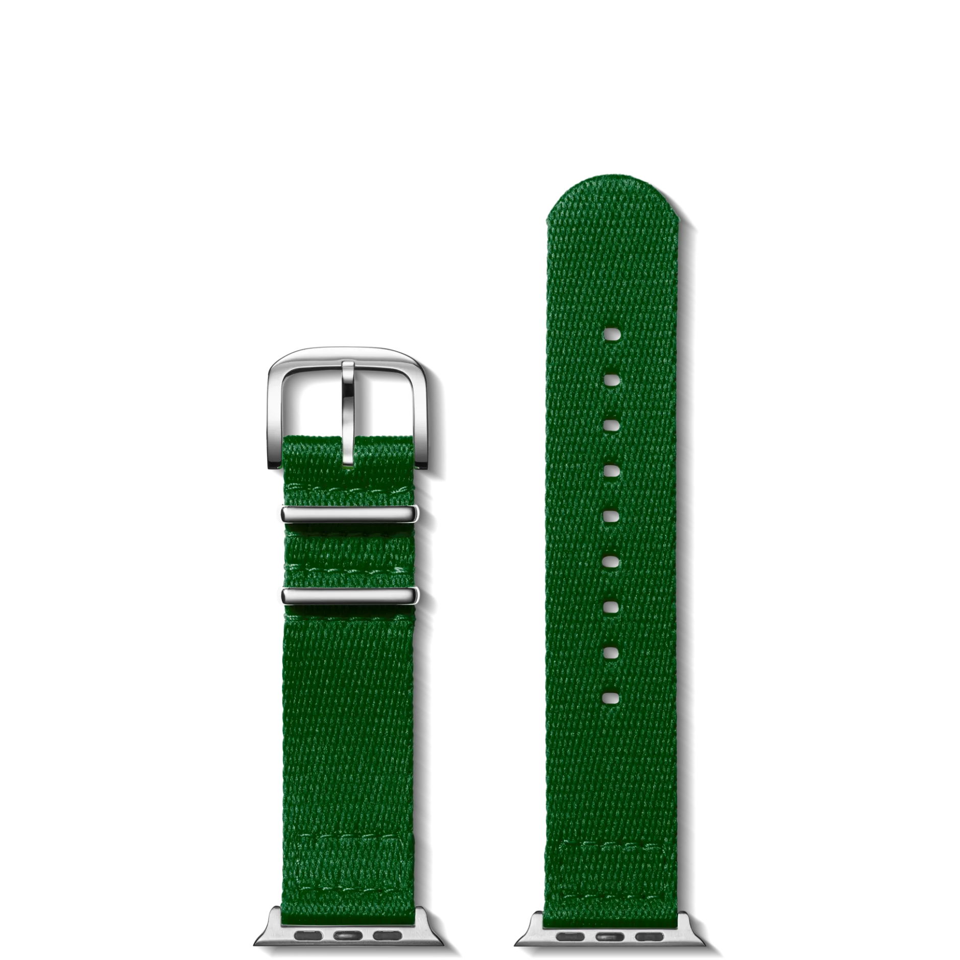 Clearance Shinola 20mm Green Split Nylon Apple Watch Strap