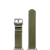 New Shinola 20mm Khaki Split Nylon Apple Watch Strap