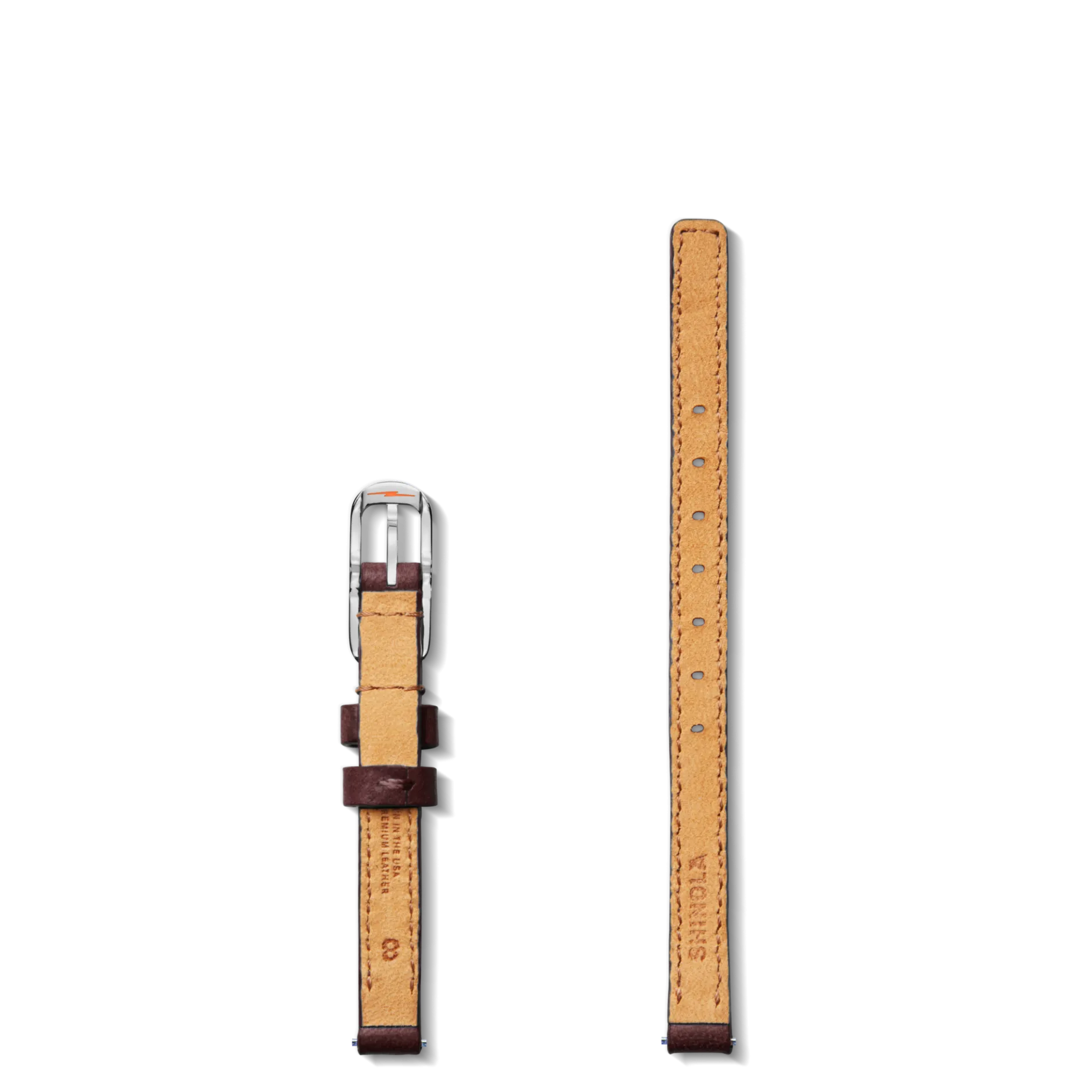 Outlet Shinola 8mm Merlot Leather Watch Strap