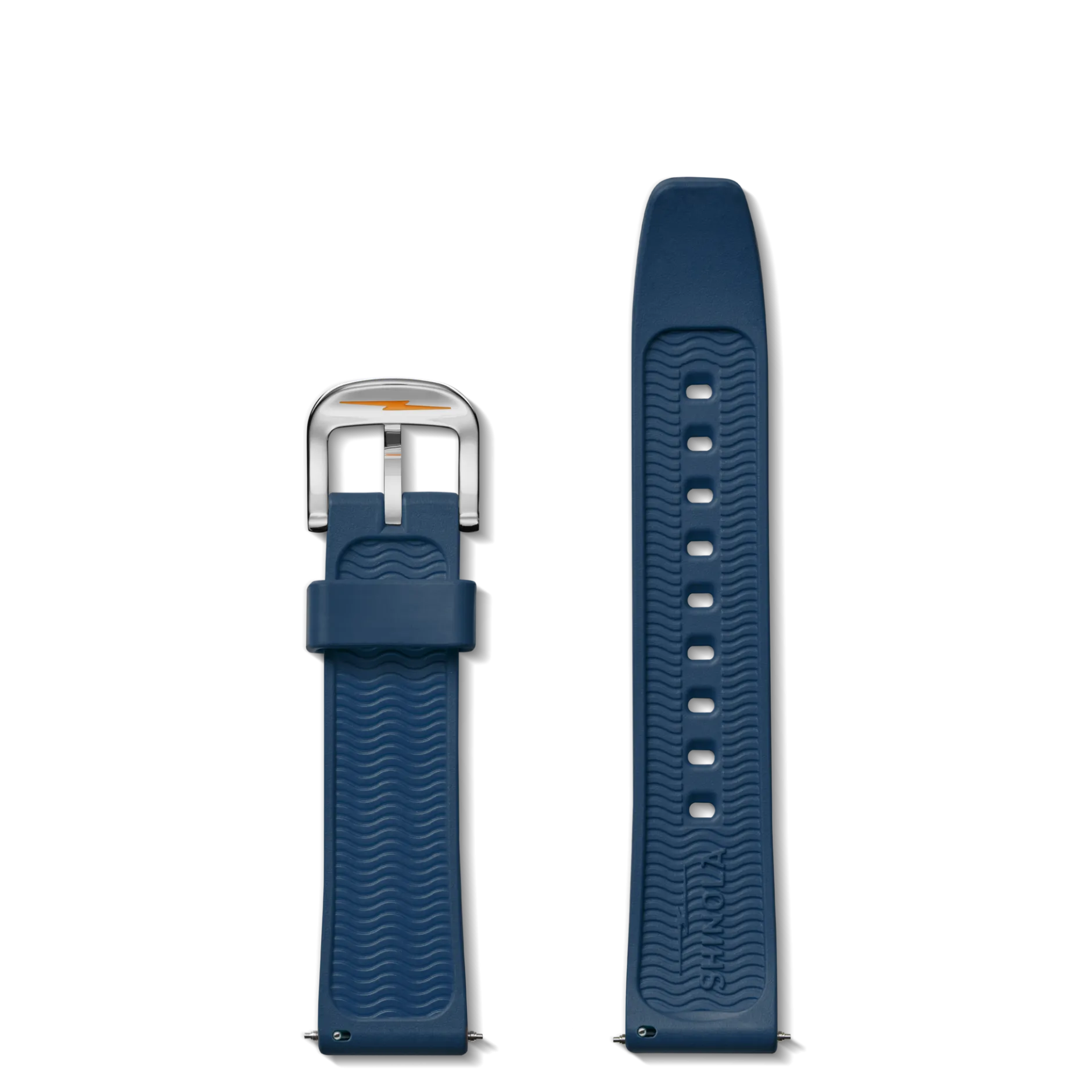 Online Shinola 20mm Rubber Watch Strap Midnight Blue