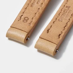 Outlet Shinola 8mm Leather Watch Strap Natural