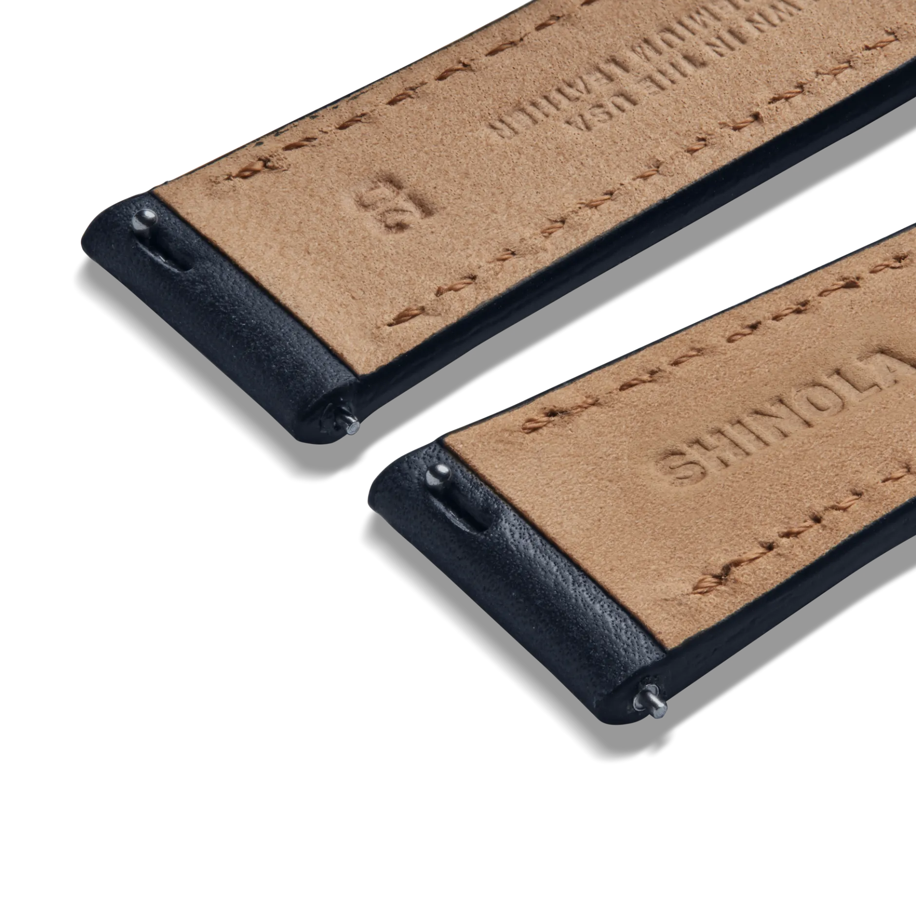 Best Shinola 20mm Leather Watch Strap Navy