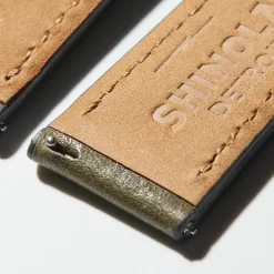 Hot Shinola 20mm Leather Watch Strap Olive