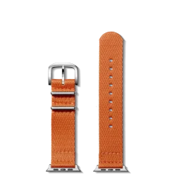 Discount Shinola 20mm Orange Split Nylon Apple Watch Strap