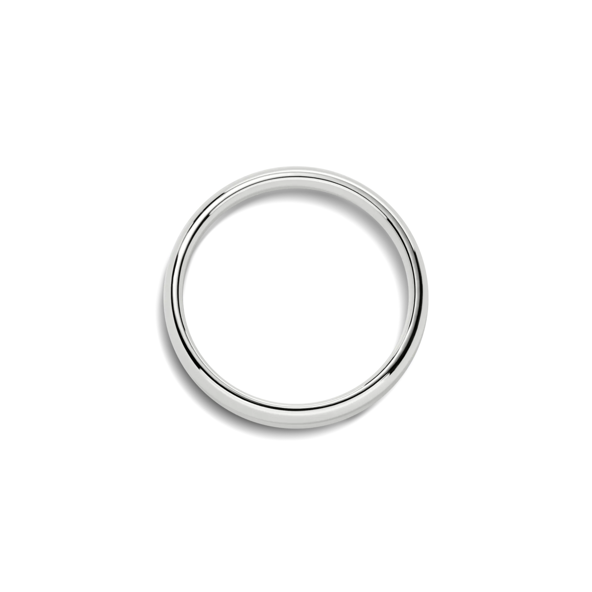 Discount Shinola 4mm Round Band White Gold