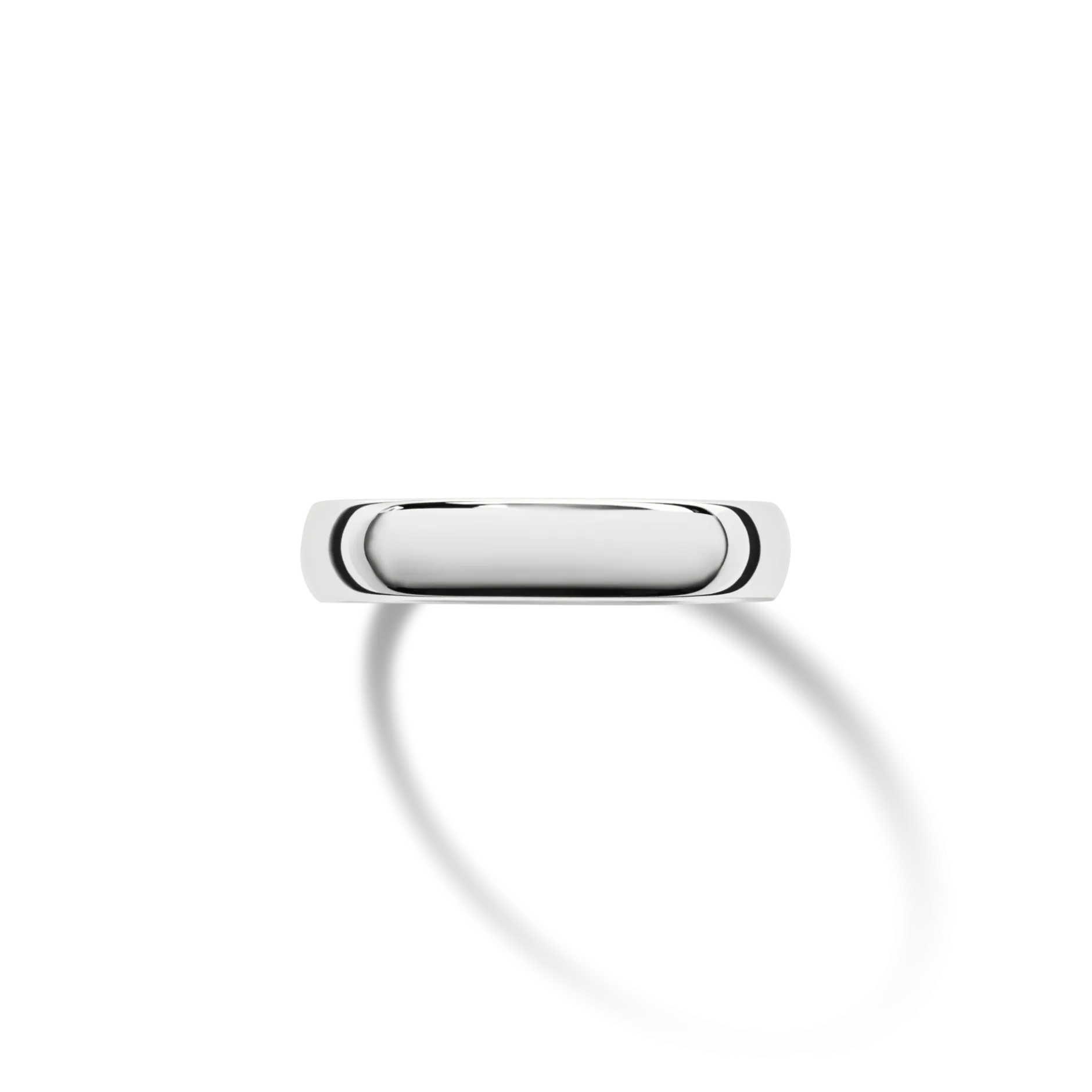Discount Shinola 4mm Round Band White Gold
