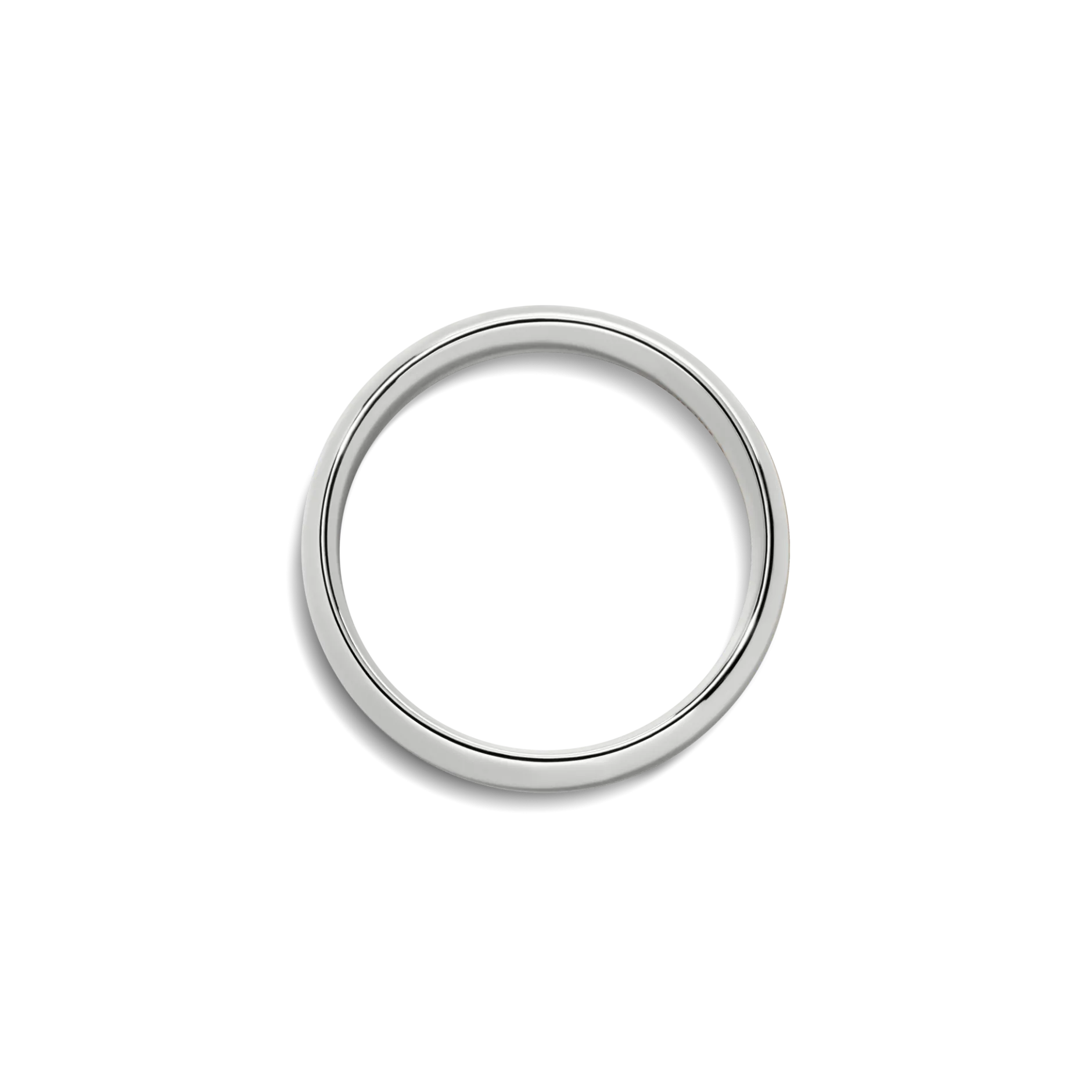 Clearance Shinola 6mm Round Band White Gold