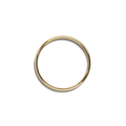 Best Shinola 2mm Round Band Yellow Gold