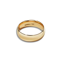 Clearance Shinola 6mm Round Band Yellow Gold